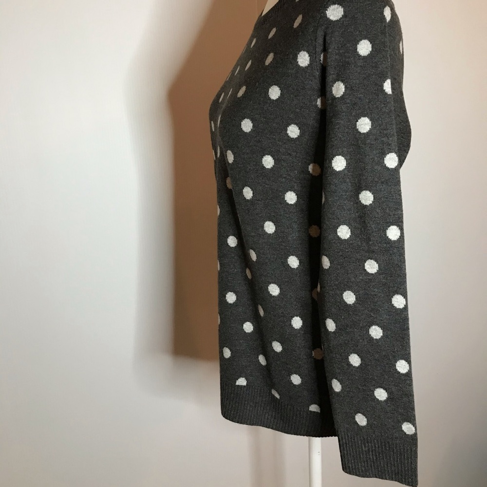 New Charter Club Polka Dots Pullover Sweater - Picture 6 of 15